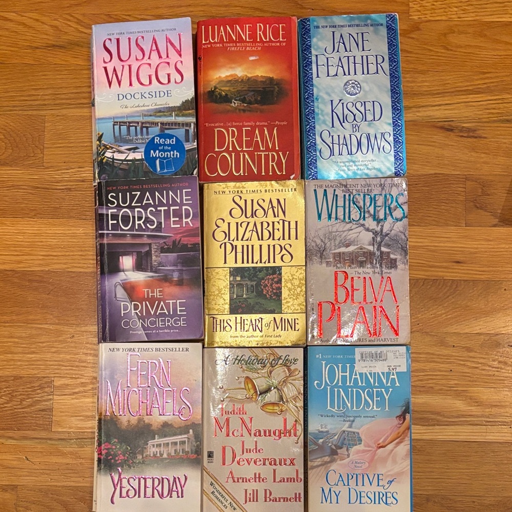 Romantic Novel Collection - Lot of 9